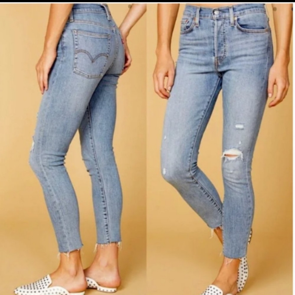 Levi wedgie skinny jeans size 25